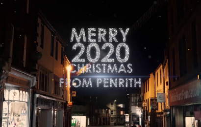 Christmas 2020 in Penrith, Cumbria